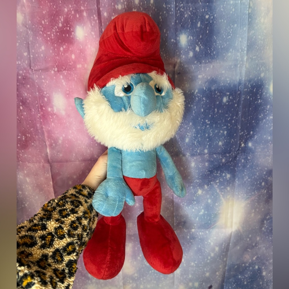 18” Peyo Jake’s Pacific Papa Smurf 2011 Stuffed Animal Plush Toy
